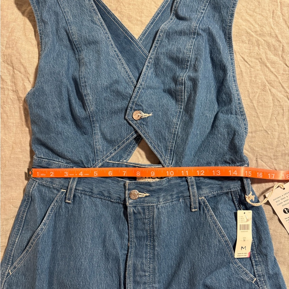 Etica Alina Blue Denim Jumpsuit- Anthropologie - Picture 7 of 12